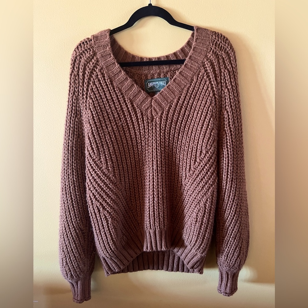 Women’s American Eagle Oversized Brown Sweater